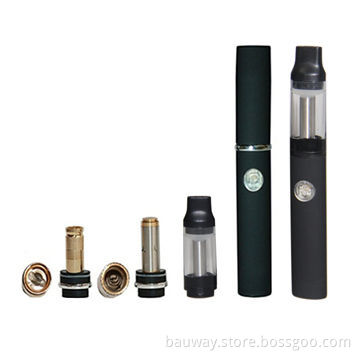 Flat Pen 3-in-1 Vaporizers, Used for E-liquid Waxy Oil and Dry Herb with 350mAh Capacity Fashion Pen